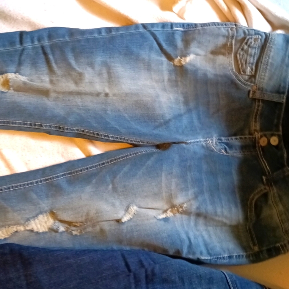 Straight leg jeans